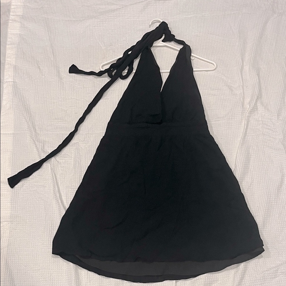 Black Halter Dress